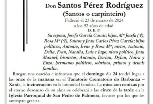 Pérez Rodríguez Santos