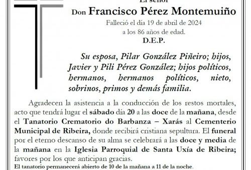 Perez Montemuiño, Francisco