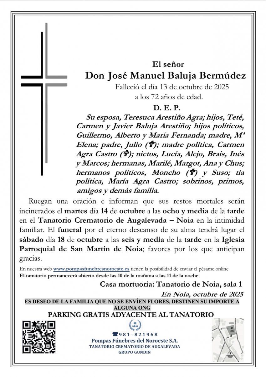 Don José Manuel Baluja Bermúdez