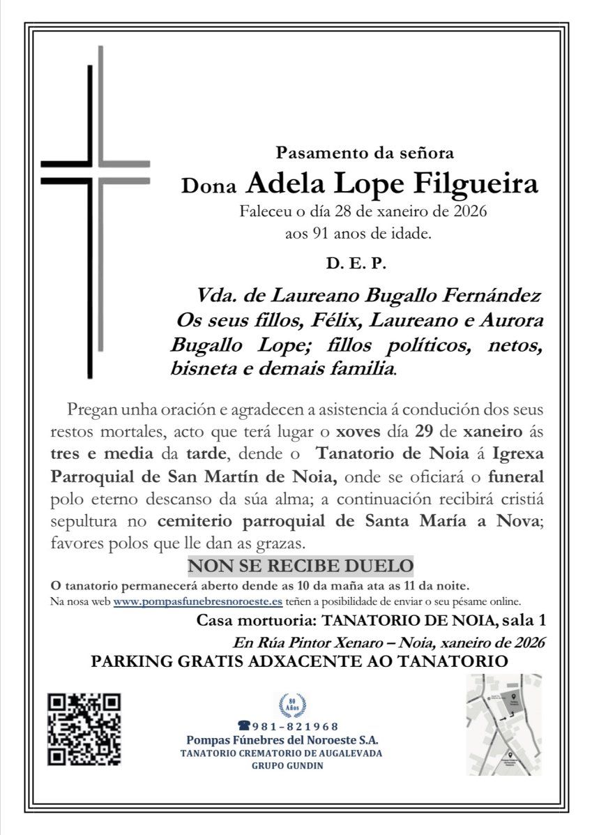 Últimos decesos en A Coruña