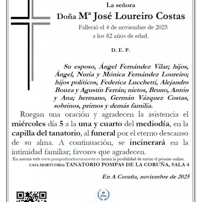 Loureiro Costas, Mª Jose