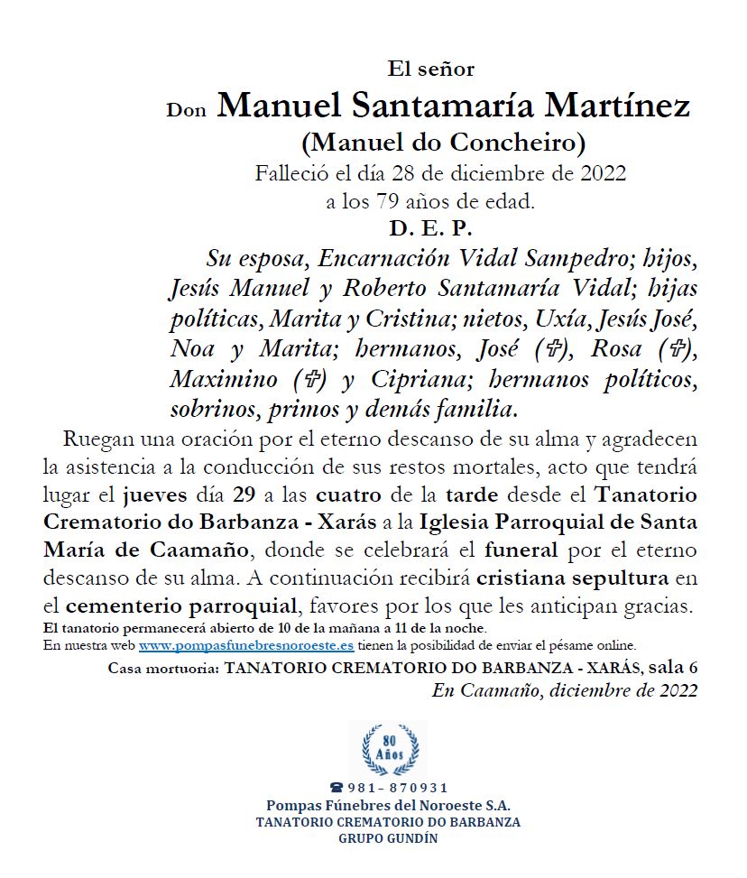 Manuel Santamaría Martínez