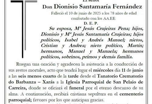 Santamaria Fernandez, Dionisio