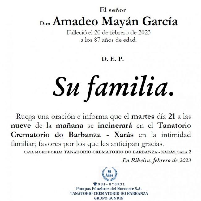 Mayan Garcia, Amadeo