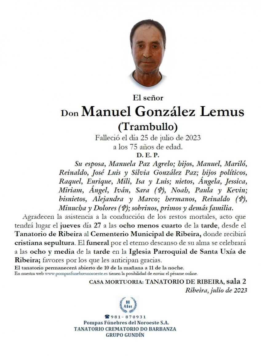 Gonzalez Lema, Manuel