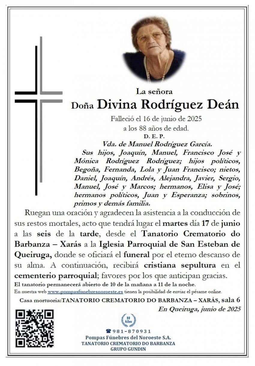 Rodriguez Dean, Divina