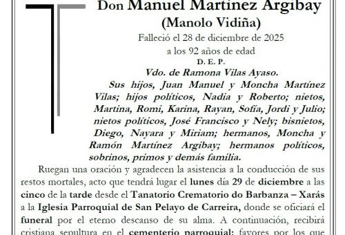 Martinez Argibay, Manuel
