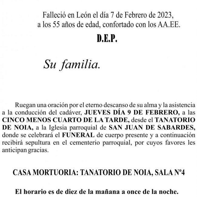 23 01 ESQUELA   javier manuel dosil