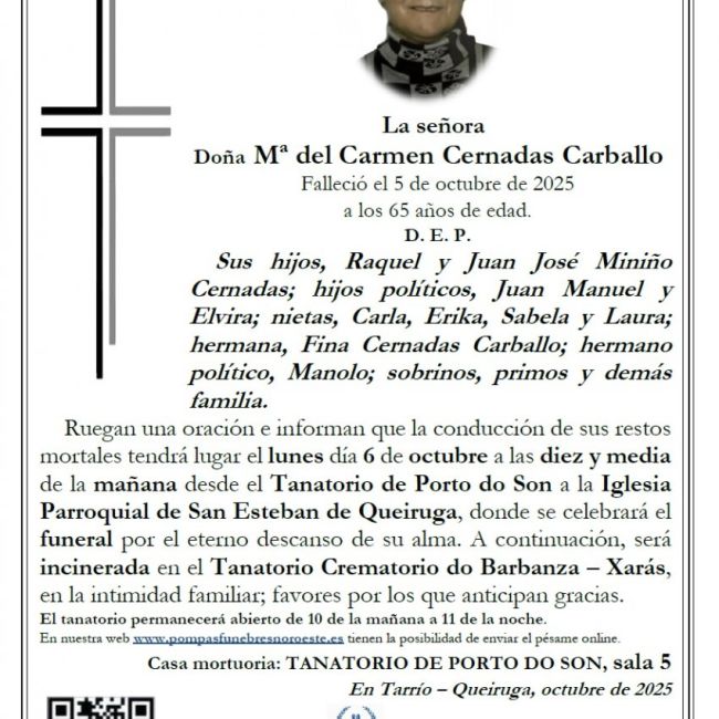 Cernadas Carballo, M Carmen
