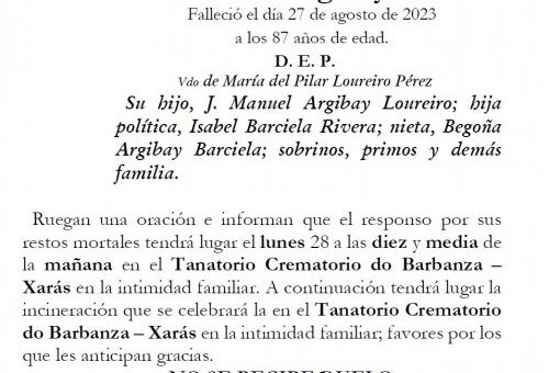 Argibay Rivas, Manuel