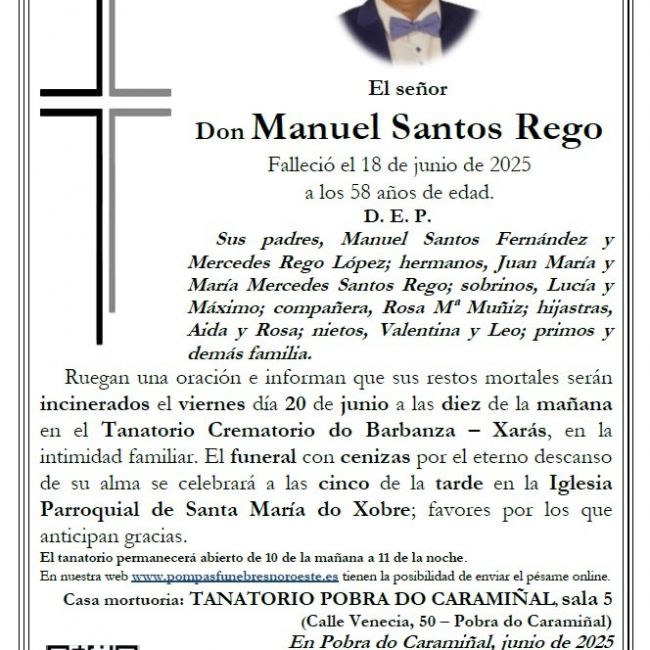 Santos Rego, Manuel
