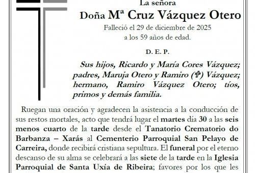 Vazquez Otero, Maria Cruz