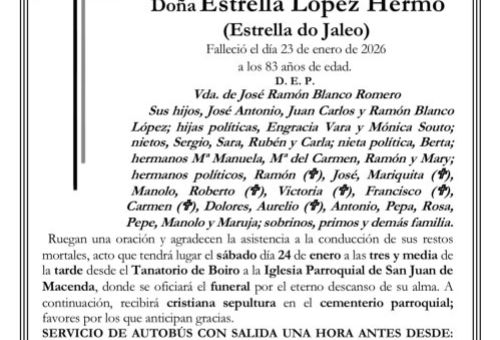 Doña Estrella López Hermo