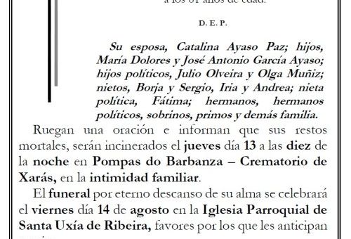 Garcia Millan, Antonio