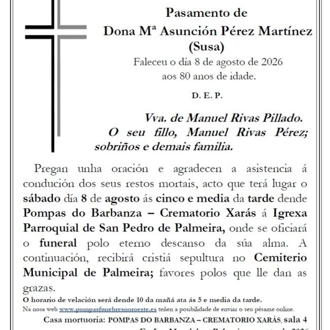 Perez Martinez, Maria Asuncion