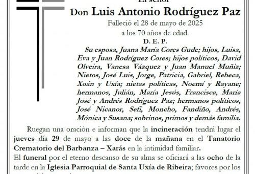 Rodriguez Paz, Luis Antonio
