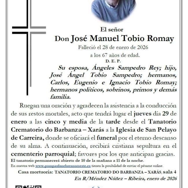 Tobio Romay, Jose Manuel