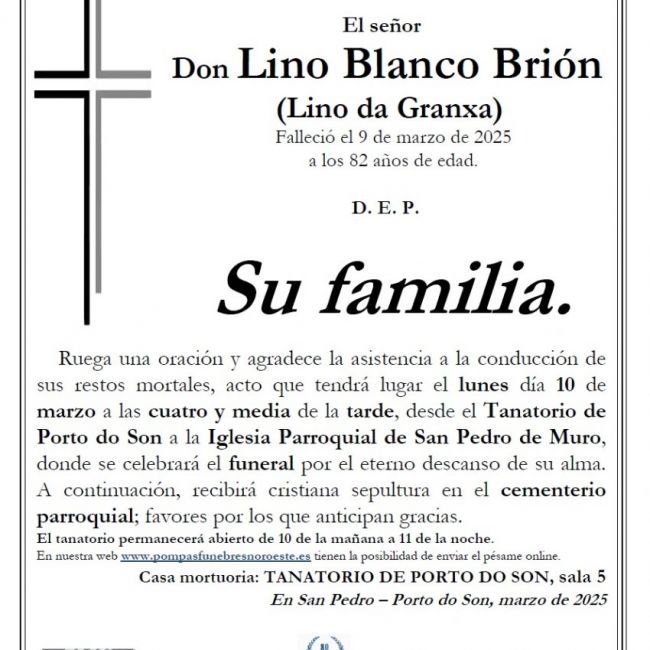 Blanco Brion, Lino