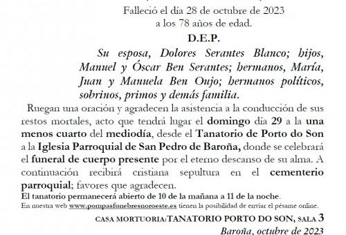 Ben Oujo, Manuel