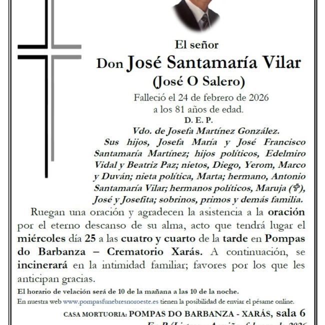 Santamaria Vilar, Jose