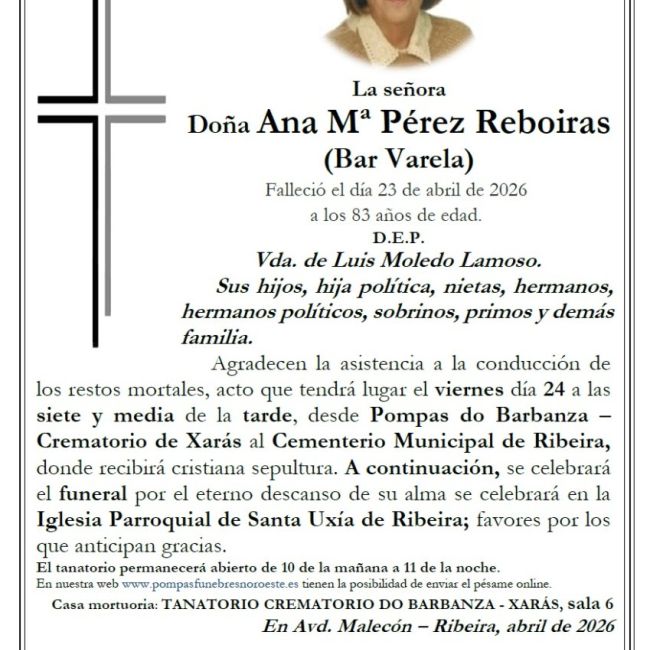 Perez Reboiras, Ana Maria