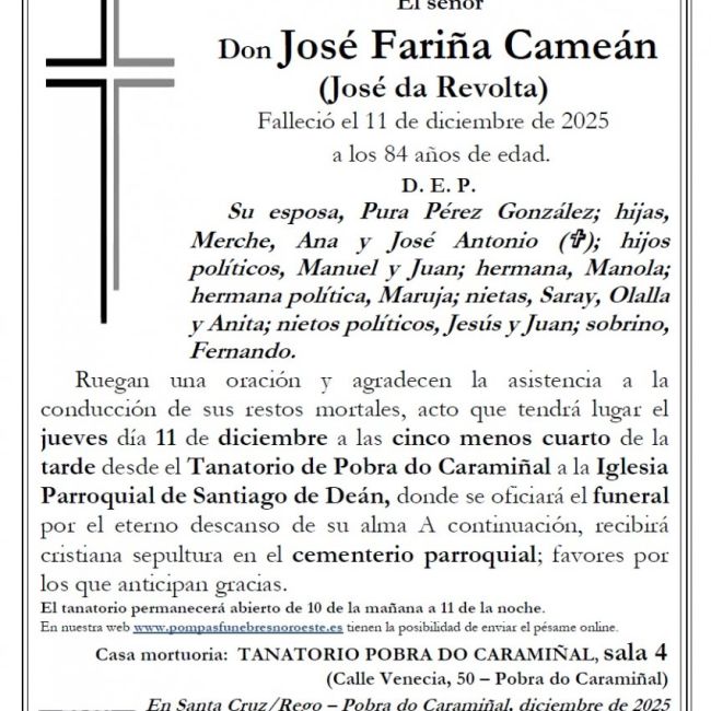 Fariña Camean, Jose