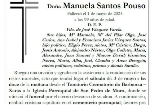 Santos Pouso, Manuela