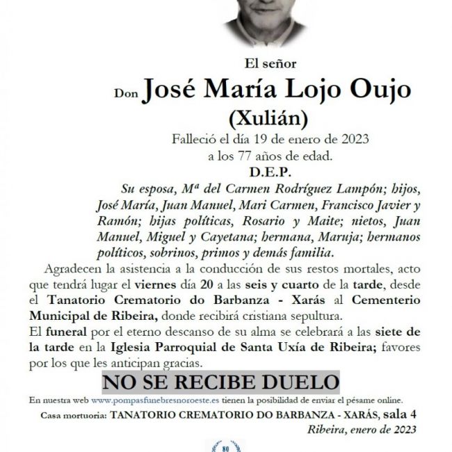 Lojo Oujo, José María