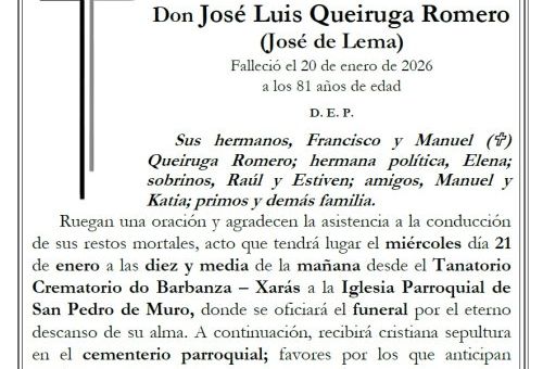Queiruga Romero, Jose Luis
