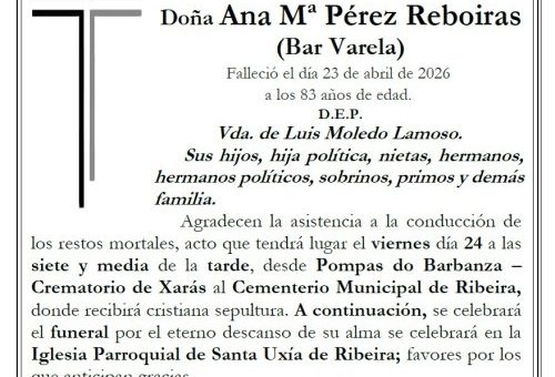 Perez Reboiras, Ana Maria