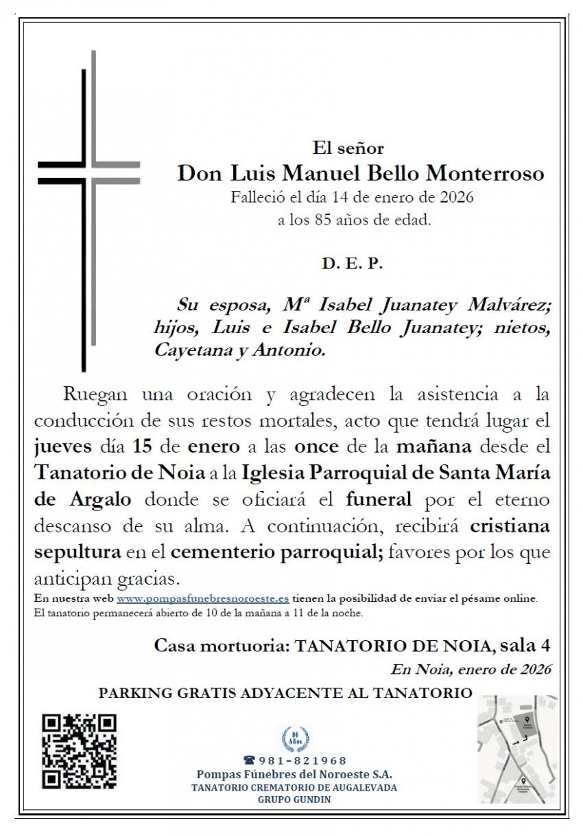 Bello Monterroso, Luis