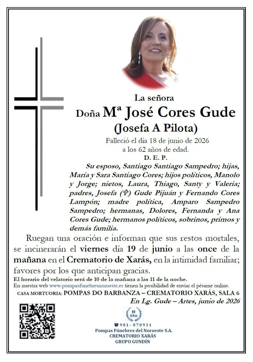 Cores Gude, Mª Jose