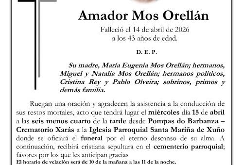 INSPECCION Xuño Amador Mos Orellan