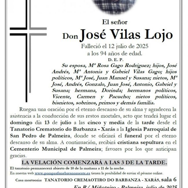 Vilas Lojo, Jose