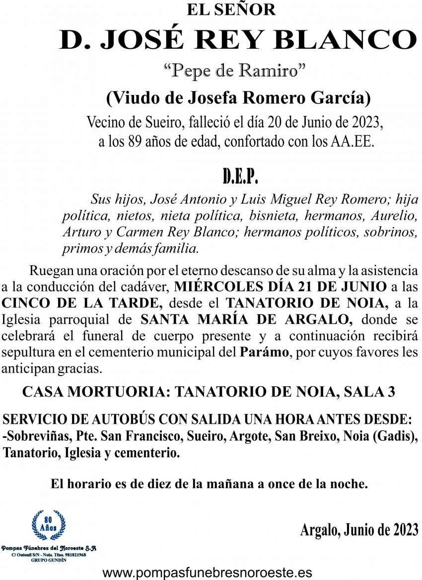 23 06 Esquela, José Rey Blanco