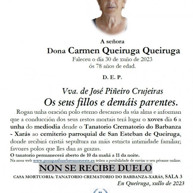 Queiruga Queiruga, Carmen