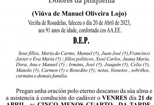 23 04 ESQUELA  GALEGO  DOLORES SAYÁNS OUTEIRAL