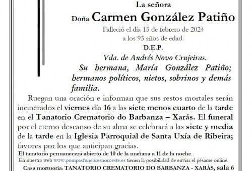 Carmen González Patiño