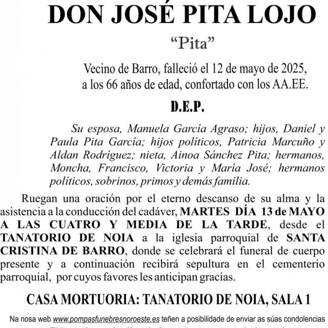 Copia de seguridad de Esquela  2025jose pita lojo