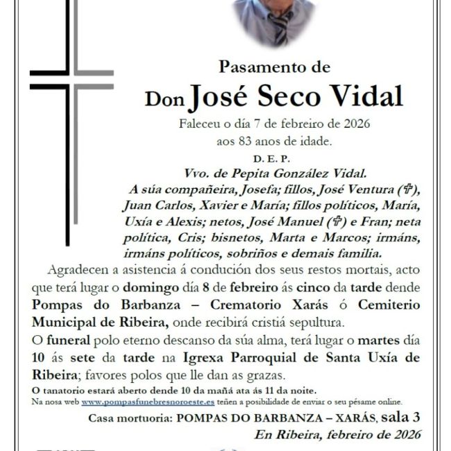 Seco Vidal, Jose