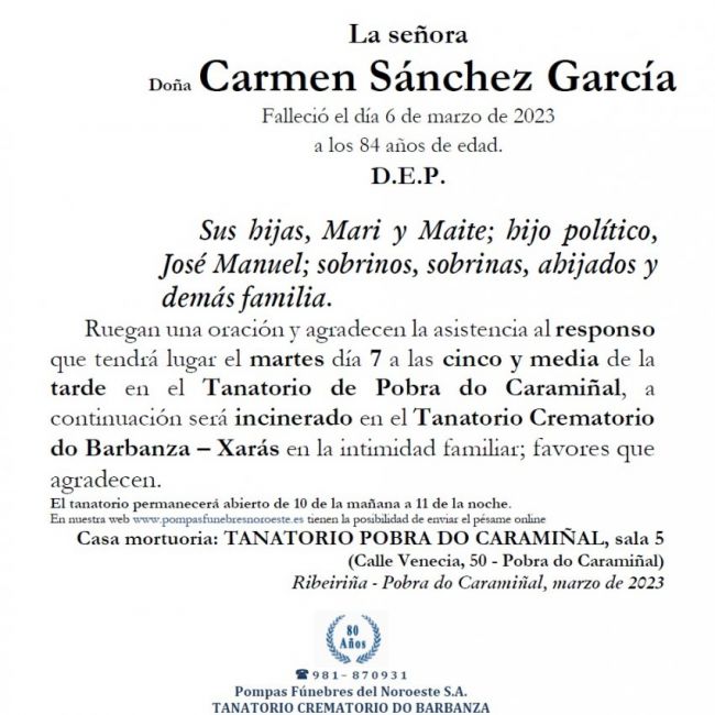 Sánchez García, Carmen