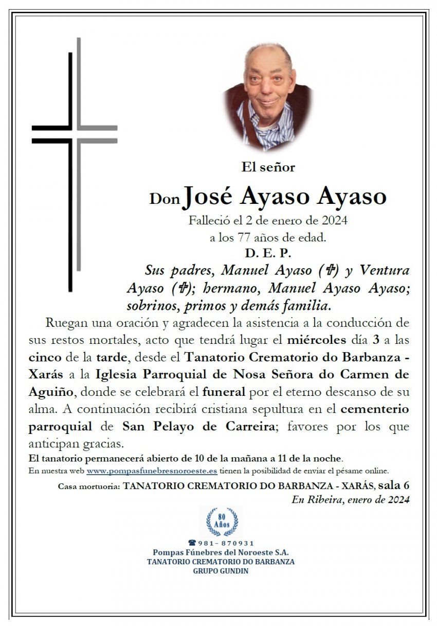 Ayaso Ayaso, José