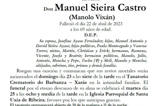 Sieira Castro Manuel