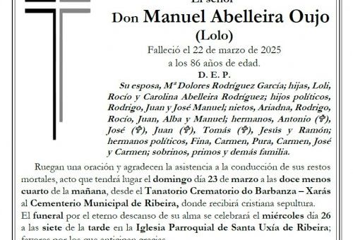 Abelleira Oujo, Manuel