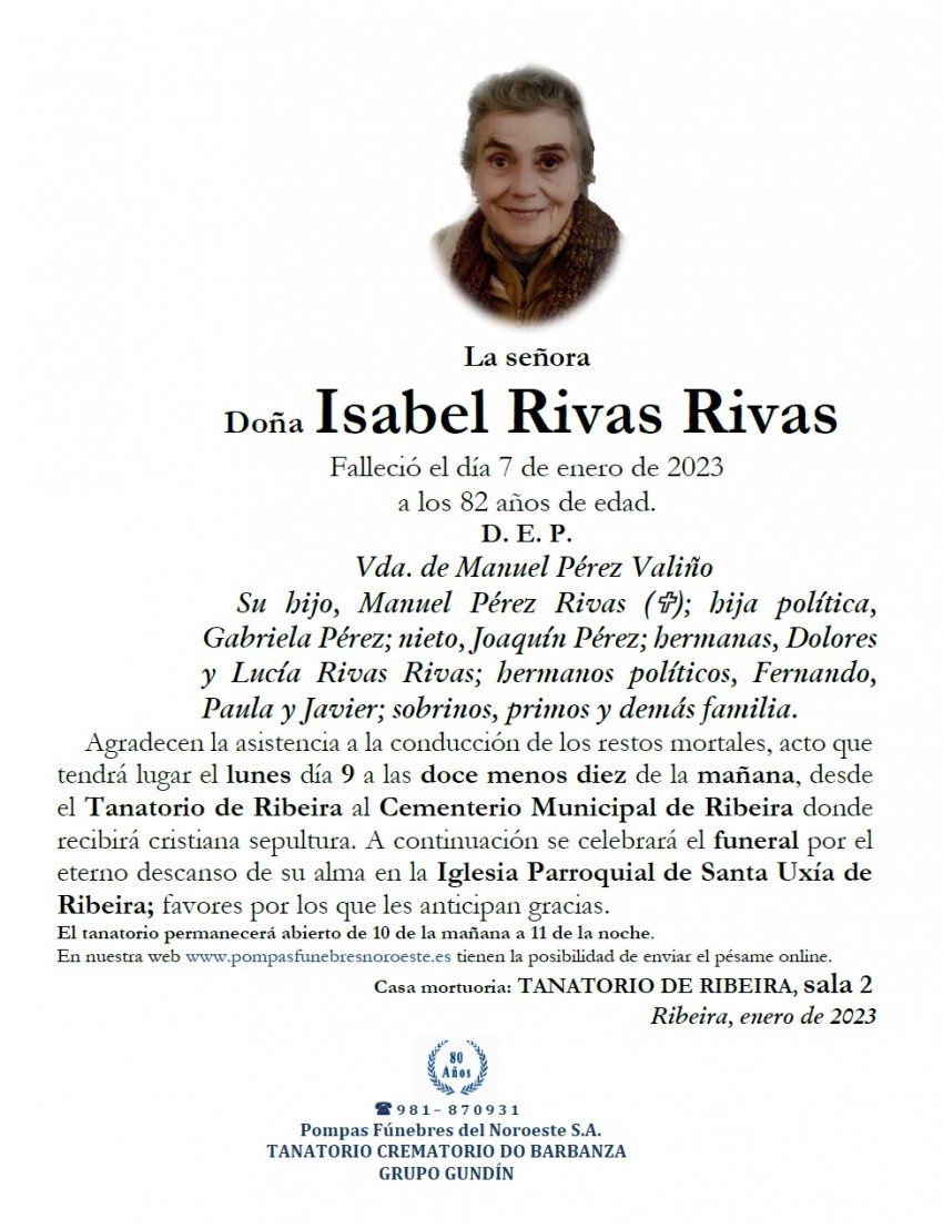 Rivas Rivas, Isabel