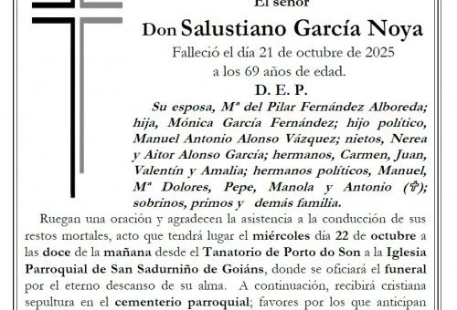 García Noya, Salustiano