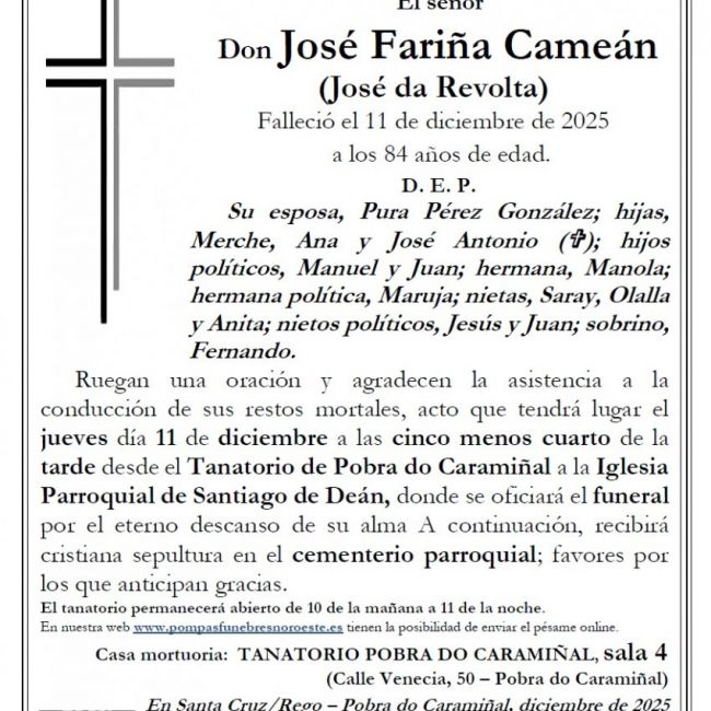 Fariña Camean, Jose