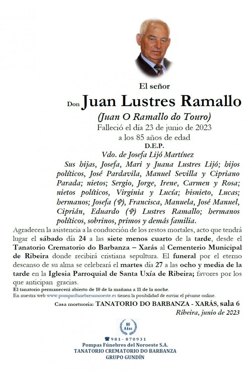 Lustres Ramallo, Juan