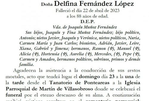 Fernández López, Delfina