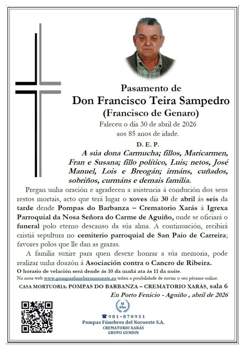 Teira Sampedro, Francisco
